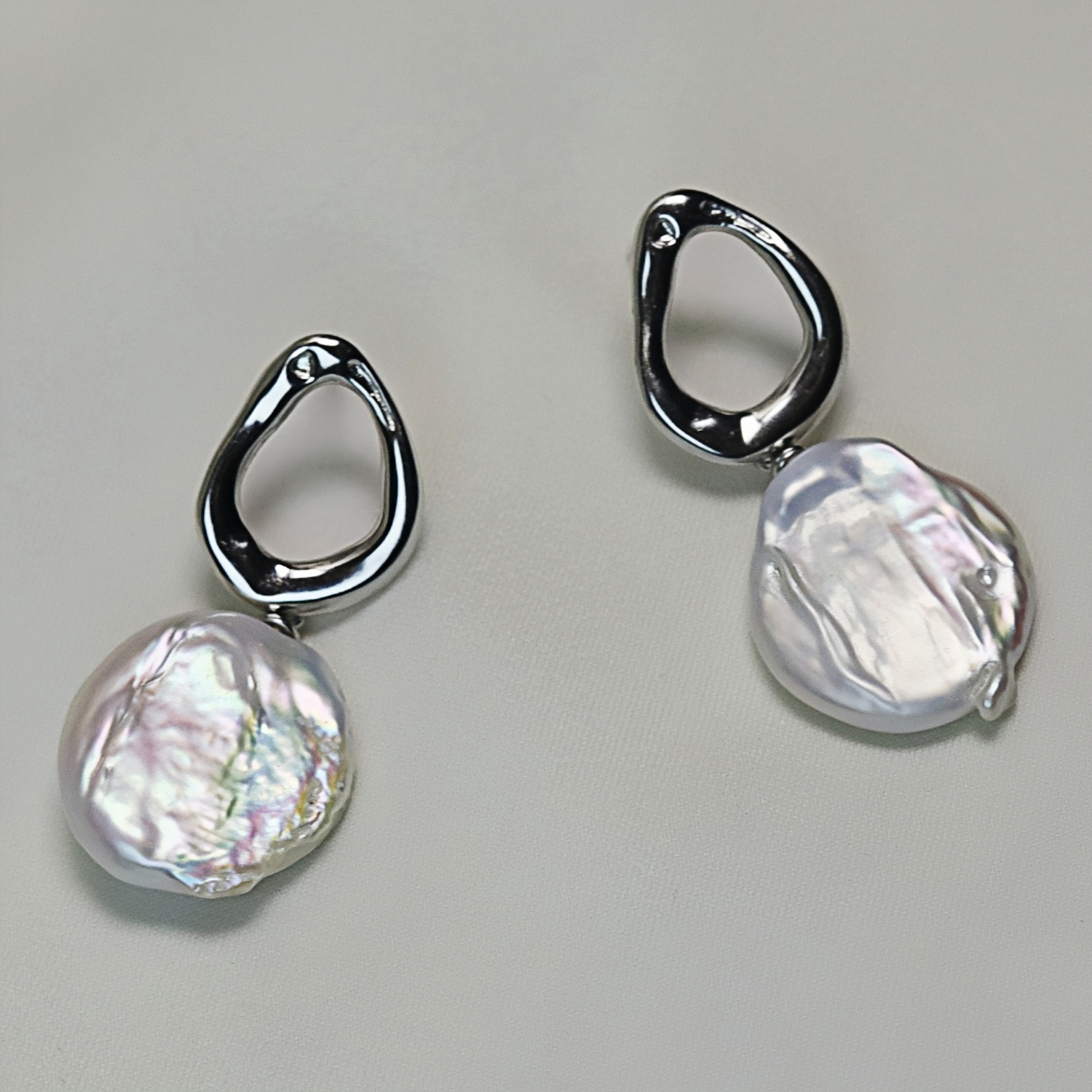 Ripple Baroque Drop Earrings